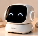 Concept render of the robot with a happy expression.