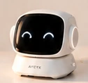 Concept render of the robot smiling, seen from the front.